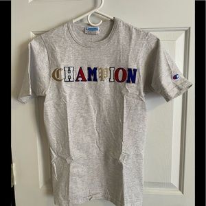 Champion raised letters logo T-shirt